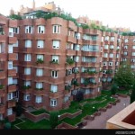 Bloques COCHERAS DE SARRIÁ. Barcelona, 1968 - VISTA GENERAL