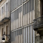 Casa TÀPIES. Barcelona, 1960. DETALLE FACHADA