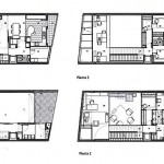 Casa TÀPIES. Barcelona, 1960. PLANO PLANTAS